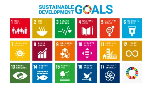 SUSTAINABLE DEVELOPMENT GOALS 17個のロゴリスト