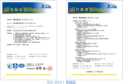 ISO9001・JIS Q9100